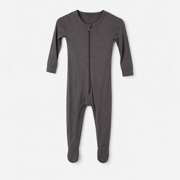 Kyte BABY Other - Kyte Baby Bamboo Zipper Footie Pajamas 4T Gray